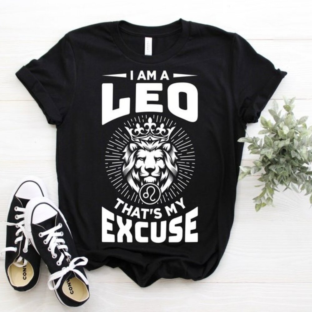 Leo Lion Horoscope Zodiac Astrological Sign T-Shirt